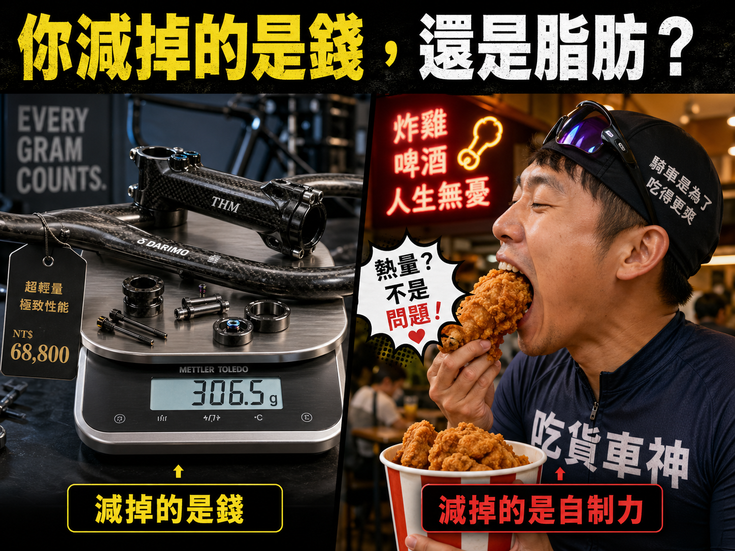 「為什麼我花了十萬輕量化，爬坡還是輸給隔壁老王？」—— 揭開功率體重比 (W/kg) 的殘酷真相
